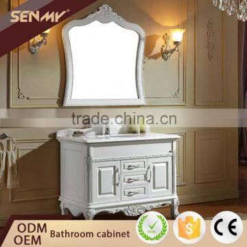 Hot Sale 2016 Solid Wood Bathroom Sink Hotel Cabinet