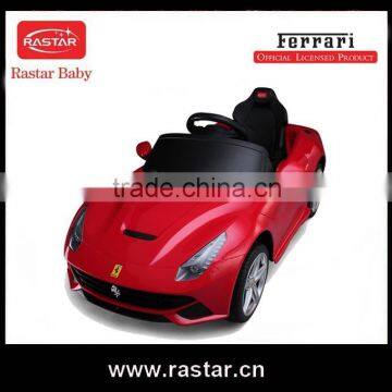 12V battery Red Ferrari F12 car model baby radio control ride on toy car