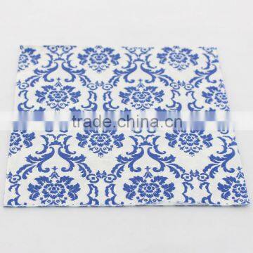 Wedding Decoration Floral Paper Napkins Vintage Deco Napkins for Wedding Event Holiday photo-2