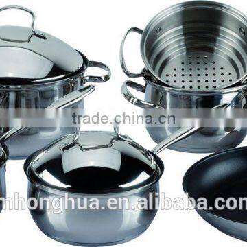 10 PCS stainless steel cooking utensil cookware set