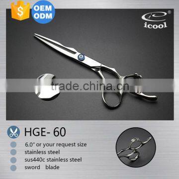 ICOOL HGE-60 beauty design professional sword blade scissors