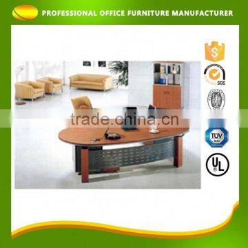 Customized Furniture Office Computer Receptionist Executive Desk With Drawer Locker