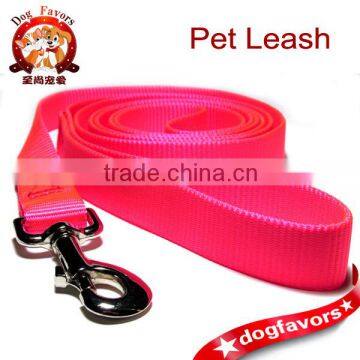 Pink 10 foot Heavy Nylon Dog Leash