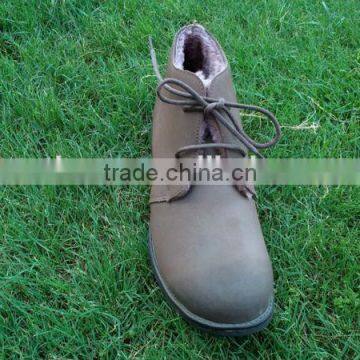 Wholesale Leisure Leather Shoes Leather Work Shoes Steel Toe Safety Shoes Order photo-4