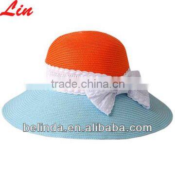 orange custom sun hat