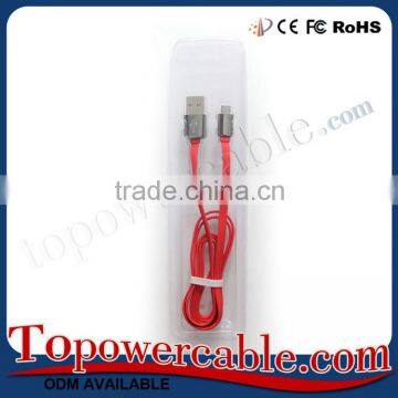 Tangle-free 1/2/3M Easy Transfer Flat USB Data Cable For Android Mobile Phone photo-2