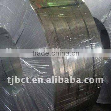 Narrow galvanized strip