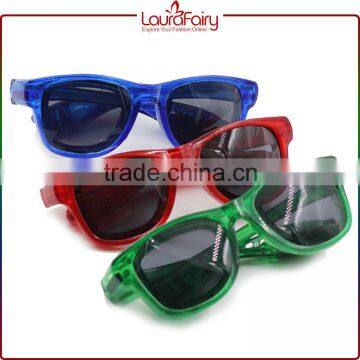Laura Fairy 2016 Hot Product China Manufacture Kids Green LED Party Sunglasses Quality Choice photo-6