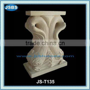 cheap delicate hand carved marble table base