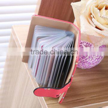 2016 Cute Korea PU Credit Card Holder With PP Pages photo-3