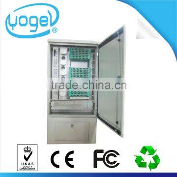 Optical fiber splice distribution Terminal Cabinet with base