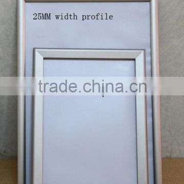 32mm Square Angle Aluminum Snap Frame For Shopping Mall