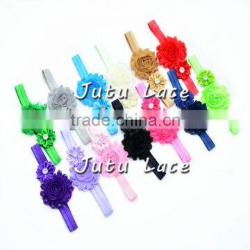 Purple/pink/black Baby Headwrap- Kids Hair Accessories- Chic Elastic Hair Band photo-5