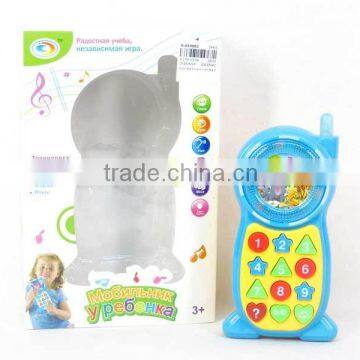 Item No.AL019062, Cartoon Mobile phone with music,English&Russian Learning mobile phone,Musical instrument