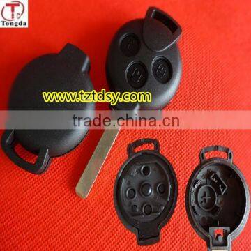 Tongda top quality 3 button smart key shell for b-nz without groove no logo