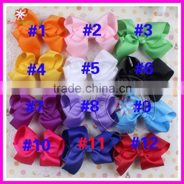 4" Baby grosgrain ribbon hair bows