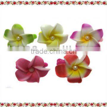 Hawaiian Foam Flower,Plumeria flower,Hibiscus flower, Frangipani flower,Hair accessory