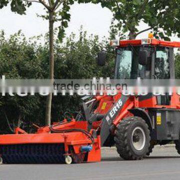 ER10 Euro III Engine Front Wheel Loader With Grapple Bucket photo-3
