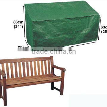 FC-272 Green PE Outdoor furniture cover /Garden Bench cover