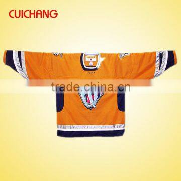 2016 Cheap Sublimated Custom Ice Hockey Jersey & OEM polyester custom ice hockey jersey