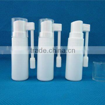 PE throat spray bottle with pump sprayers
