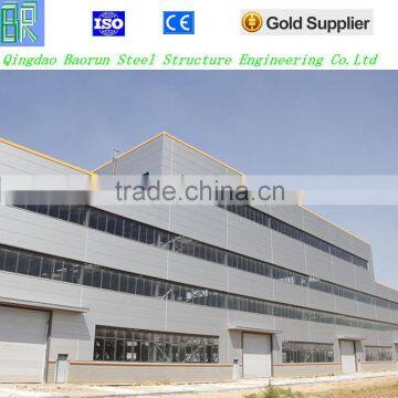 prefabricated light steel structure construction warehouse building