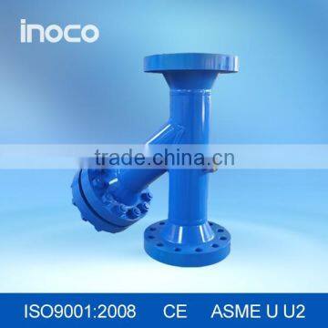 INOCO Y type or basket strainer for pipeline filtration