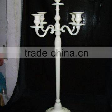 CANDELABRA, FIVE ARMS METAL CANDELABRA, WEDDING DECOR