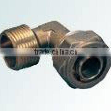 wholesale male elbow brass fittings for pex pipe used for water supply and underfloor heating.