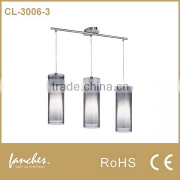 Morden Simple Black Glass Ceiling Light