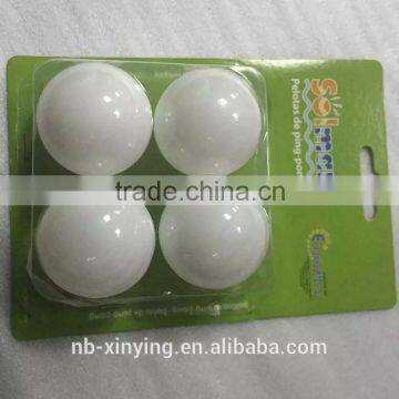 4 plastic pingpang balls