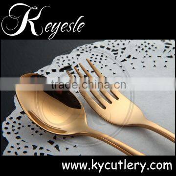 Bulk Stainless Steel Flatware, Gold Flatware Set photo-2