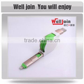 Colorful Blister Packaging Two-in-one Usb Charging Cable photo-3