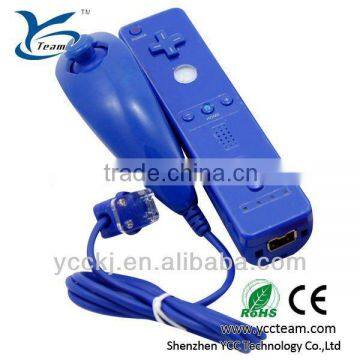 Hot selling christmas gift! for wii controller for wii u and remote and nunchuck controller for wii for game accessory