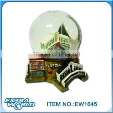 Venezia souvenir polyresin water ball