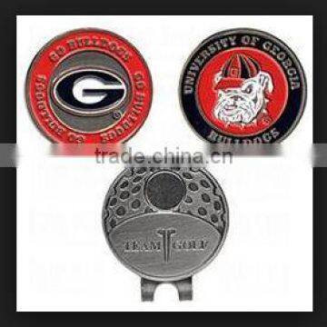 Metal golf ball marker with your own logo