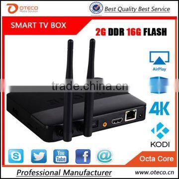 CSA91 Android 5.1 TV BOX Rockchip RK3368 Octa core bluetooth 2.4G/5G Dual wifi H.265 4K 2.0 Miracast/DLNA KODI installed
