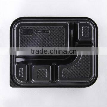 KW3-1101 2016 most popular high quality and new design of disposable Bento box Plastic Container (234*186*44mm)