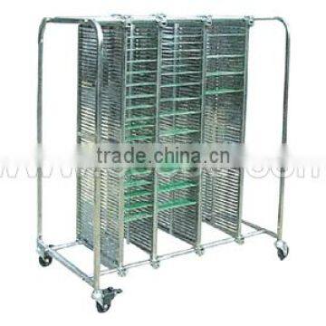 PCB ESD Stainless Steel Turnover Cart Antistatic Turnover Trolley