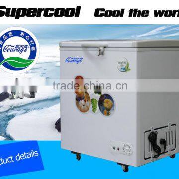 208L Electric Home Appliance Glass Door Cheap China Freezer photo-4