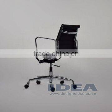 Replica EA117 Charles Office Chair - Black Color Genuine Leather photo-4