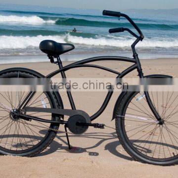 26inch beach cruiser bike/black beach cruiser/men bicycle KB-BC-Z34