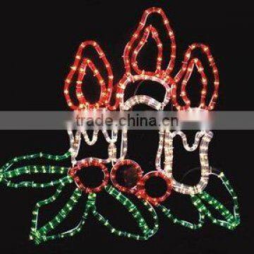 christmas candle shape LED light