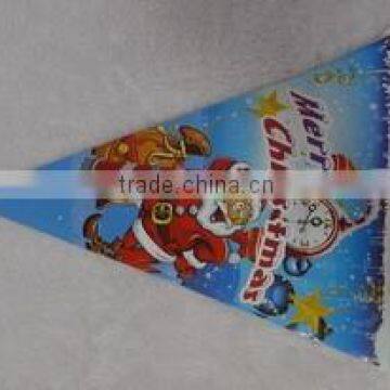 paper flag strings with santa claus for Xmas decoration