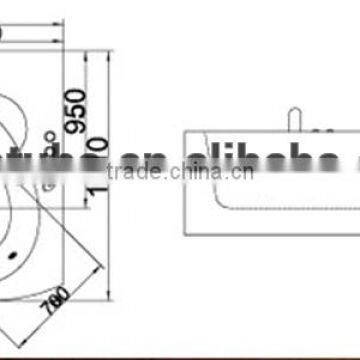 SUNZOOM Whirlpool Massage Bathtub,whirlpool Bathtubs,massage Bathtubs photo-3
