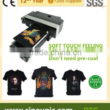 hot sale 8-color digital direct to garment A3 size T-shirt Printer for Sale