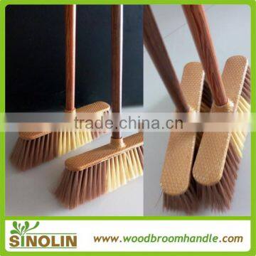 SINOLIN indoor & outdoor plastic broom factory in soft or hard broom hair