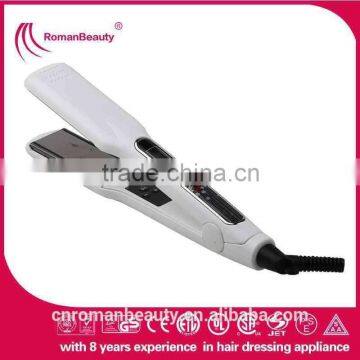 Super fast heat-up personalized hair straightener hair flat iron dual voltage operation flat iron rm-40