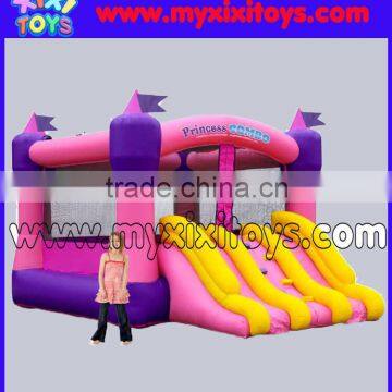 Princess combo inflatable bouncy castle combo xixi toys