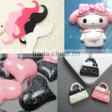 high quality diy flat back Kawaii resin cabochon wholesale